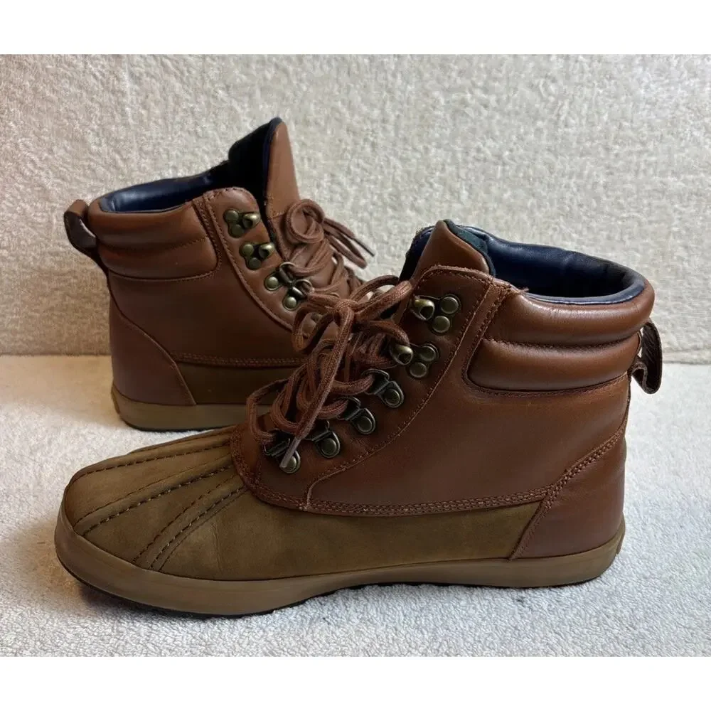 Mens Polo Reginald Lace Up Duck Toe Casual Fashion Boots 8.5